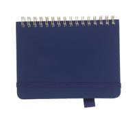 HOUDERCO Libreta de Contraseñas Pestañas Alfabéticas A6 en Azul Oscuro, Cuaderno Indexado Espiral para Oficina y Uso Diario, Organizador Seguro para Sitios Web y Notas Personales