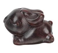 HOUDERCO Llavero de Conejo de Madera para Colgar, Colgante Creativo Portátil, Accesorio Decorativo para Teléfono y Manualidades DIY