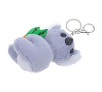 HOUDERCO Llavero Koala De Peluche Resistente Para Bolsos Colgante Decorativo De Animales Esponjosos Adorno Kawaii Para Llaves Regalo Para Niño Niña y Amigos