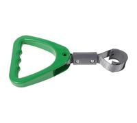 HOUDERCO Manija de Asistencia para autobús en plástico Verde con Anillo y Correa, pasamanos para autocares y Metro, fácil Agarre y Almacenamiento