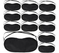 HOUDERCO Máscara para Dormir de 24 Piezas Banda Elástica, Antifaz para Ojos, Ligera y Transpirable, Bloquea Luz Completamente, Adecuado para Viajes y Descanso, Unisex