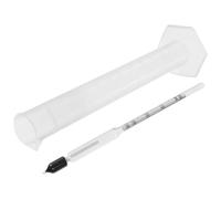 HOUDERCO Medidor de Densidad y Cilindro Graduado de Plástico 0-35 para Cocina, Medición Precisa de Masa y Líquidos en Hogar