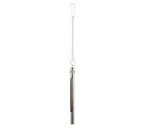 HOUDERCO Medidor de Temperatura para Agua de Pesca, Termómetro Flotante 0-60°C de Metal Plateado, Uso en Lagos y Ríos, Herramienta para Actividades de Pesca Exterior