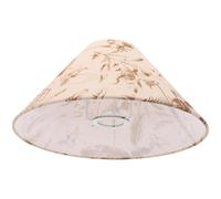 HOUDERCO Pantalla Atmósfera Cómoda y Reducción para E27 Patrón Floral de Lámpara de Tela Estructura de Hierro y Tela Gruesa, Estilo Nórdico Moderno, Adecuado para Comedor o Cocina