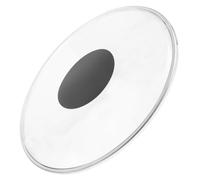 HOUDERCO Parche Fácil Transparente Batería con de 10 en Punto de Pulgadas de Refuerzo Anillo de Armónicos Instalación y Uso Versátil y para Kit de Percusión Ensayos y Conciertos