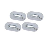 HOUDERCO Pegatinas Autoadhesivas para Tornillos y Tuercas, 4 Sets de Adhesivos Transparentes para Montaje en Pared sin Clavos, Perfectos para Uso Doméstico y Colgar Cuadros