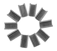 HOUDERCO Piezas de Clip para Azada de Jardín 10 Unidades, Accesorios de Montaje para Cabezal de Azada Pequeña, Herramienta para Jardinería y Trabajo en Huerto