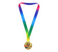 HOUDERCO Placas de Metal Dorado para Maratón y Atletismo con Diseño Único, Resistentes a Daños y Portátiles, Ideales para Eventos de Pista y Running