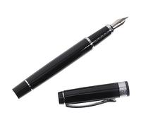 HOUDERCO Pluma Estilográfica Metálica Para Caligrafía 1 Unidad, Recargable, Bolígrafo De Tinta Fina Para Estudiantes y Práctica De Escritura Artística