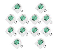 HOUDERCO Portalámparas T8 Base de Luz Resistente para Tubo LED y Fluorescente, Paquete de 12, Adecuado para Instalación en Ambientes Comerciales y Residenciales