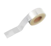 HOUDERCO Protectores Autoadhesivos Transparentes para Etiquetas Escolares, 40 X 65 Mm, 500 Hojas, Ideales para Códigos de Barras en Libros de Biblioteca