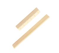HOUDERCO Puente y Cejuela de Guitarra Clásica de Color Amarillo Fácil de Cortar Reemplazo para Mejorar Sonido y Facilidad de Toque Varios estilos