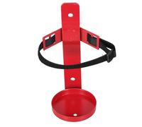 HOUDERCO Soporte de fijación para extintor de 1 kg de metal de poliéster, montaje fácil correa reforzada, adecuado para zonas industriales y hogares