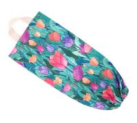 HOUDERCO Soporte Organizador Diseño Bolsas Plástico Floral de para Multifunción en Tejido para Almacenamiento y Aprovechamiento del Espacio de Cocina