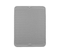 HOUDERCO Tapete de Silicona para Secar Platos Resistente al Calor y Portátil, Esterilla para Encimera de Cocina Adecuado para Cubiertos