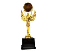 HOUDERCO Trofeo de Danza para Competencias y Fiestas, Plástico Dorado Superficie Lisa y Diseño Creativo, Adecuado para Premios en Shows de Talento y Concursos Reutilizable