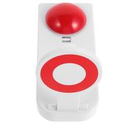 HOUDERCO Zumbadores de Programas de Juego Sonido, Botón de Sonido Compacto de Plástico Rojo, Adecuado para Team Building y Actividades al Aire Libre