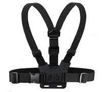 Houdian Arnés de Pecho Soporte para el Pecho Chesty Chest Mount Montura Compatible con GoPro Hero y cámaras de acción: Correa para el Pecho Totalmente Ajustable
