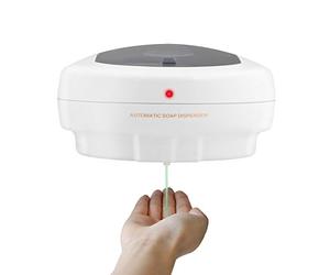 Houkiper Dosificador Gel Hidroalcoholico Pared, Dispensador Gel Hidroalcoholico Dispensador de Jabón Automatico, Dispensador de Desinfectante Manos Dispensador Jabon Baño 450ml (450ml)