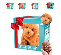 HOUKUNKA Aggiornamento 2026 Cucciolo Robot, Il Mio Cucciolo Robot Realistico, Compagno Animale Domestico Interattivo con Gesti Espressivi Camminare, Abbaiare, Scodinzolare per Bambini (B*1)