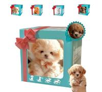 HOUKUNKA Aggiornamento 2026 Cucciolo Robot, Il Mio Cucciolo Robot Realistico, Compagno Animale Domestico Interattivo con Gesti Espressivi Camminare, Abbaiare, Scodinzolare per Bambini (A*1)