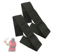 HOUKUNKA Slider Golf Training Aid Swing Correcting Arm Band, Migliora la stabilità dello Swing con un ausilio Elastico per il braccio per uomini, Donne, principianti - Regalo da Golf Unisex (2PCS)