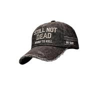 HOUKUNKA Still Not Dead Hard to Kill Hat - Gorra de béisbol Retro Vintage Divertida para Hombres y Mujeres Ajustable (1PC)