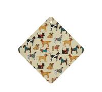 Hound Dogs - Ambientadores de coche con impresión de 10 tarjetas para hojas colgantes perfumadas para baño con cuerda