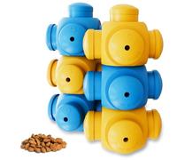 HOUNDGAMES Juguetes de Rompecabezas para Perros para aburrimiento, Masticar dentición y dispensar golosinas para Perros Inteligentes medianos a Grandes, Juguetes de enriquecimiento Mental IQ (Paquete