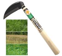 豊稔企販(HOUNEN KIHAN) Hoz Manual Japonesa Hoja De Acero SK-5 De Corte Trasero Herramienta de jardín Jardinería para desherbar Hecha en Japón