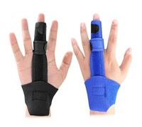 Houolsator 2 piezas Gatrillero de la férula de la férula de la ajustable muñeca y soporte manual de soporte manual para esguinces, alivio del dolor, artritis con los dedos de los dedos