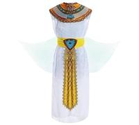 Houolsator Disfraz egipcio, elegante Soft Cleopatra Disfraz Mujeres, Accesorios egipcios para presentaciones en el escenario de la fiesta de Halloween de cosplay