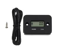 Hour meter, LCD Display with Waterproof Design, Motorcycle Tachometer for Bike, Sturdy Build Feature, Easy Install Function, Vehicle Tool, Maintenance Accessory for ATV