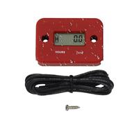 Hour meter, LCD Display with Waterproof Design, Motorcycle Tachometer for Bike, Sturdy Build Feature, Easy Install Function, Vehicle Tool, Maintenance Accessory for ATV