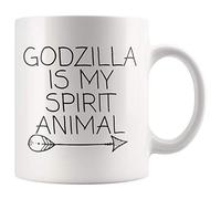 HOURRUIYU Godzilla - Taza de cerámica de 325 ml