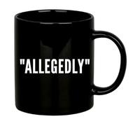 HOURRUIYU Taza de café de cerámica divertida para estudiantes de derecho, profesores, abogados, 325 ml, color negro