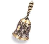 Hourwof Campana de mano, Campana de cena de metal, Campana de boda, Campana de servicio, Campana de Navidad, Bronce