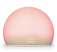 HOUSBAY Reloj despertador Sunrise: despierta naturalmente con luz de amanecer, radio FM y altavoz Bluetooth, luz nocturna ajustable para dormitorio