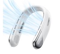 houscly Ventilador de cuello portátil personal de 6000 mAh, sin aspas, ventilador de cuello para aire acondicionado, ventilador portátil alrededor de tu cuello, manos libres, recargable, soplado,