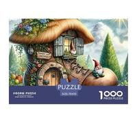 House 1000 Piece Paper Puzzle, Educational & Focus-Training, Ideal for Adults Teens The Cottage Hidden in The Shoes Puzzles, Gift & Party 70x50cm/1000pcs
