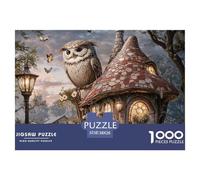 House Adults Teens Puzzles 1000 Pieces The Hut at The Feet of The Owl Puzzle, Premium Paper, Educational Brain Game, Ideal Gift for Family & Friends 38x26cm/1000pcs