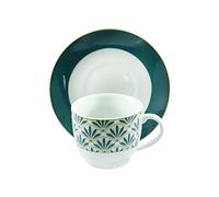 HOUSE COLLECTION Línea Luxor - Juego de servicio de café Bosco 6 unidades con plato