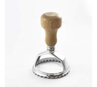 HOUSE COLLECTION, Molde Redondo para Pasta y Ravioli, Mango de Madera, Acero Inoxidable, 6 cm