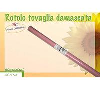 House Collection Rollo de Mantel de Damasco Rosa, 7 Metros, 120 cm