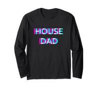 House Dad EDM Electro Music Festival Daddy Father Rave Manga Larga