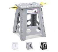 House Day Taburete Plegable - Taburete Plegable Blanco Portátil para Caminar