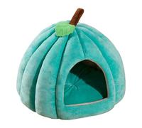 House De Calabaza Cat - Cozy Halloween Cat House | Bed De Cueva De Mascotas | Cama Festiva En Forma De Calabaza Adecuada para Interiores, Pequeñas Mascotas Y Decoración De Temporada Espel