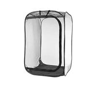 House de Mariposa, recinto de Insectos de Palo 15.8x15.8x23.6 Pulgadas CAGA DE MARTINATA Plegable Neta de Jaula de Insectos Transparentes con Cremallera y manejo de hábitat de Mariposa de Oruga Port