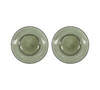 House Doctor 2 Platillos Rain Ø21 cm Verde