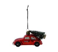 House Doctor Adorno colgante navideño Car Rojo